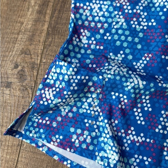 NEW Barco One Scrub Top Blue/Turquoise/Purple Women's Size XS - Picture 10 of 12